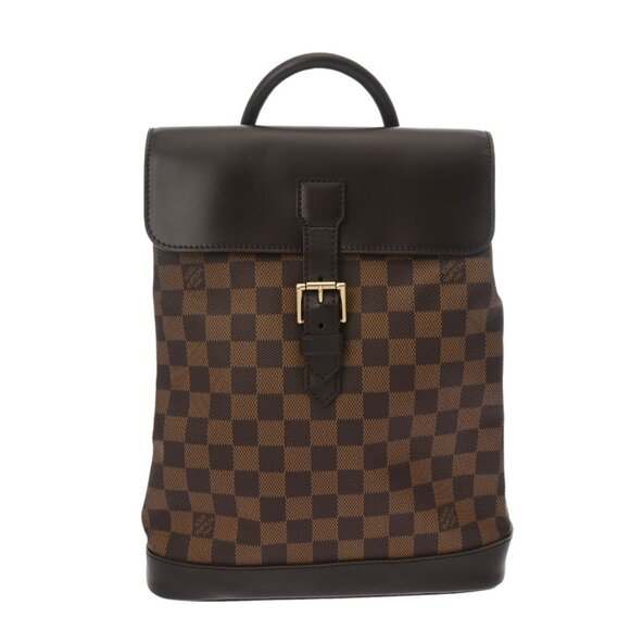 LOUIS VUITTON Brown Damier Canvas Backpack - Picture 2 of 11